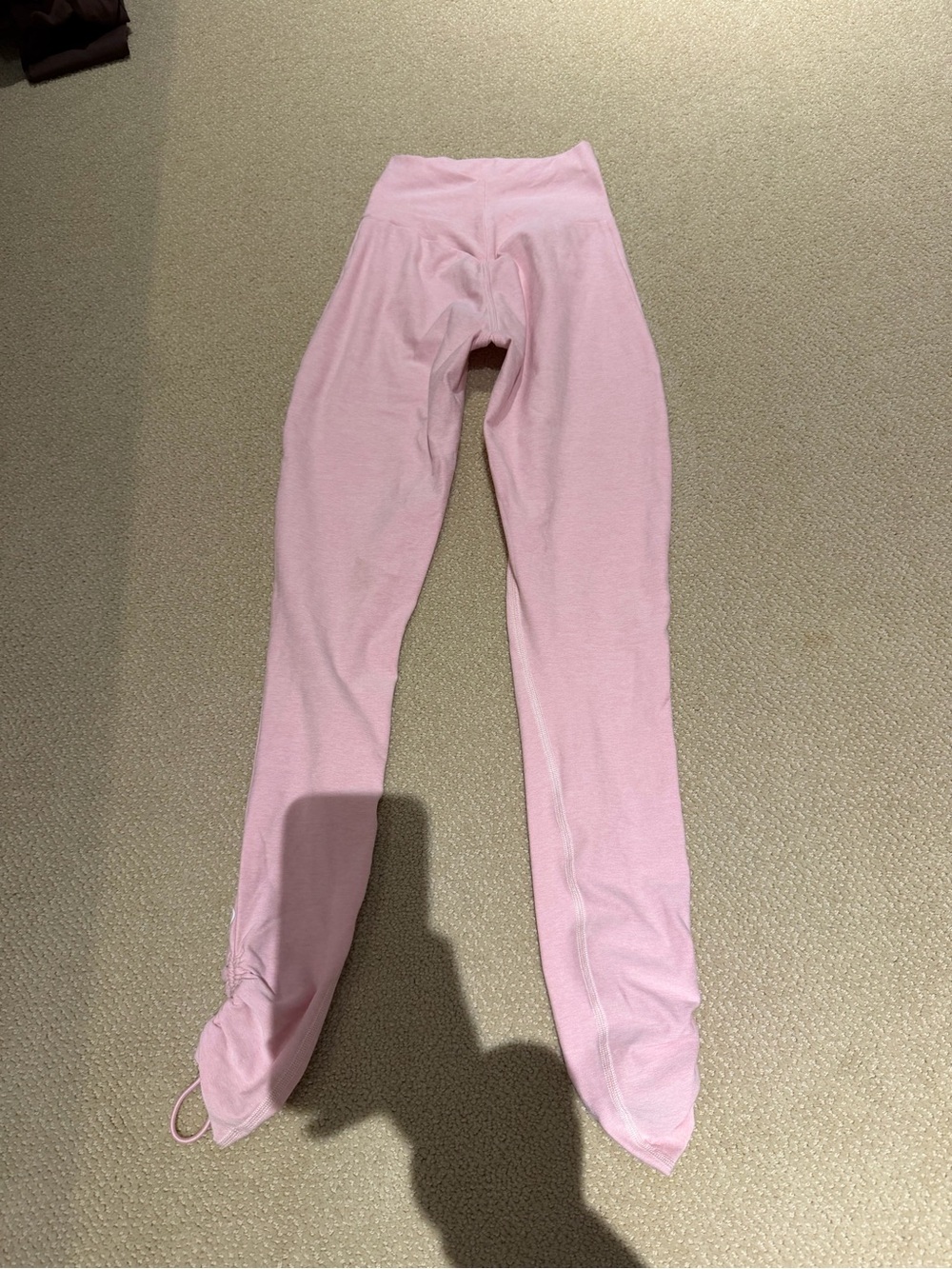 Bombshell Sportswear Light Pink High-Rise Seamless Leggings - Picture 6 of 7